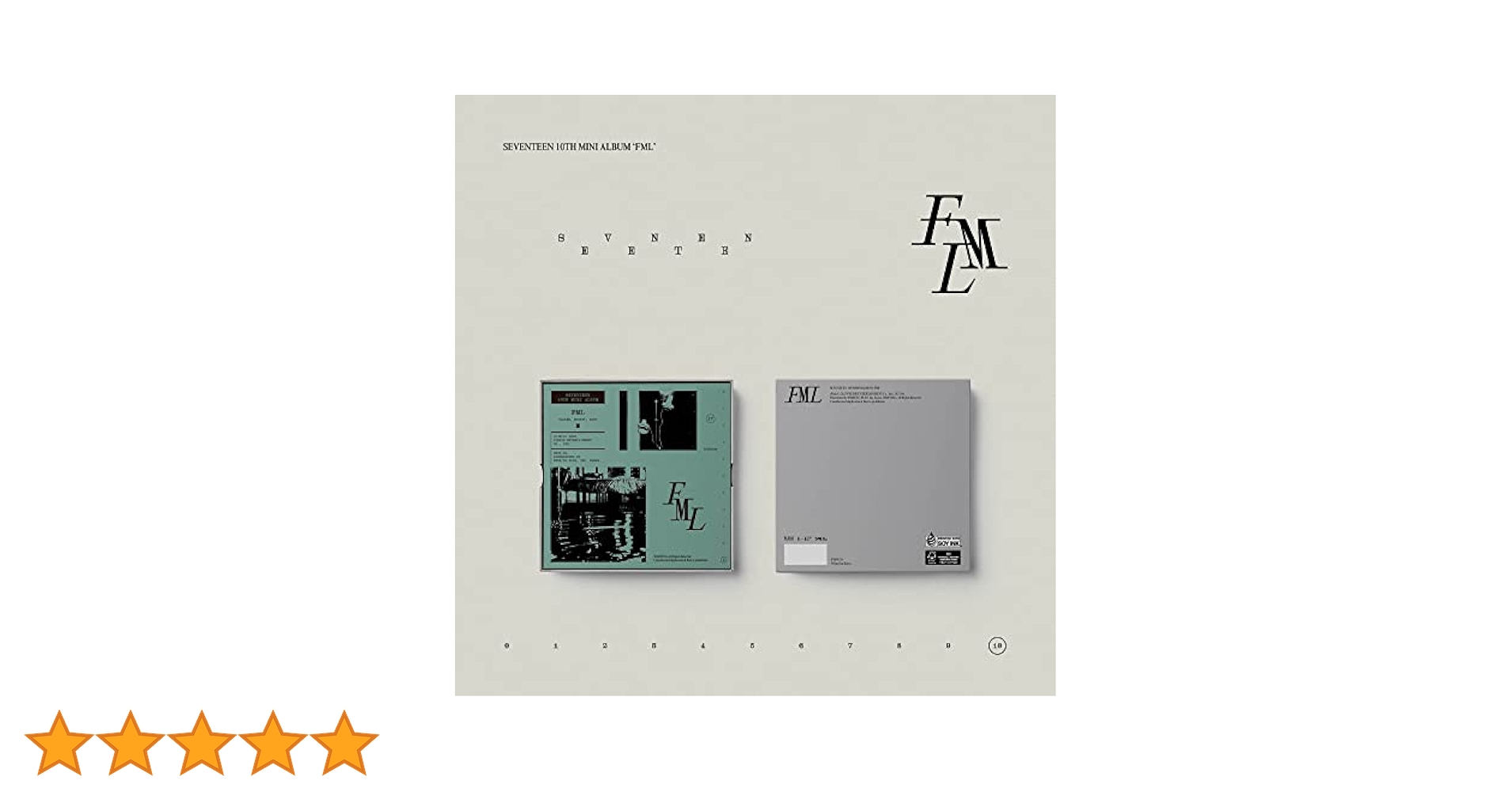 SEVENTEEN FML シリアル 応募券 未使用 7枚 セブチ SEVENTEEN 10th Mini Album 「FML」CARAT Ver. リリース《@Loppi